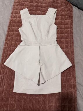 Caribbean Queen Sleeveless Peplum Cocktail Dress